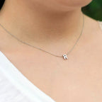 Boneroshop | Dainty Minimal Letter Initial Necklace