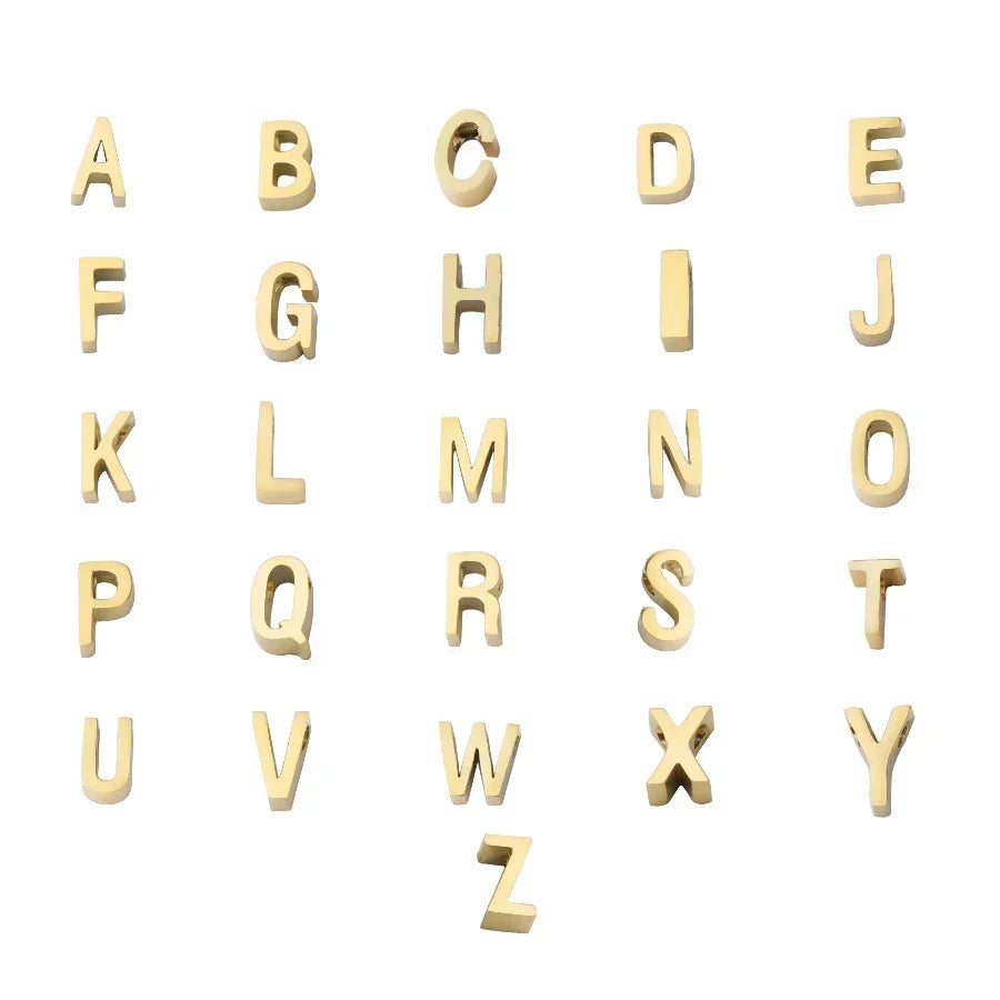 Boneroshop | Dainty Minimal Letter Initial Necklace