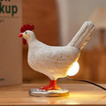 Decorative Chicken-Shaped Table Lamp with Soft LED Light