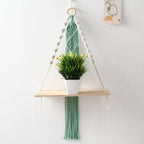 Decorative Macramé Wall Shelf