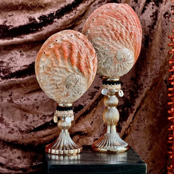 Decorative Marble-Effect Candle Set