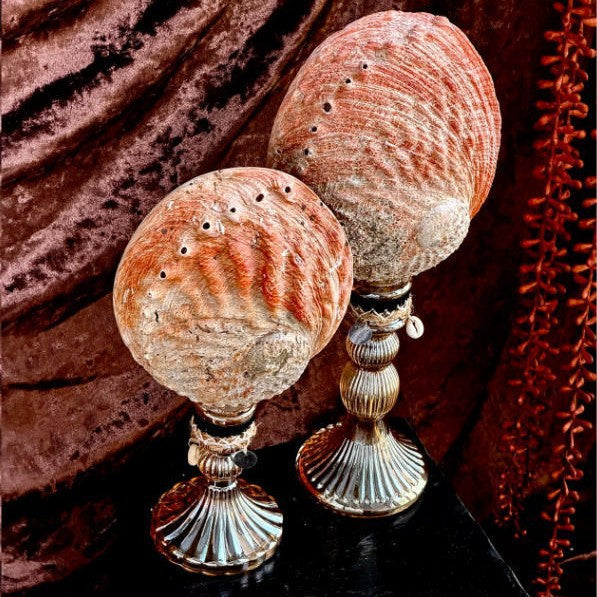 Decorative Marble-Effect Candle Set