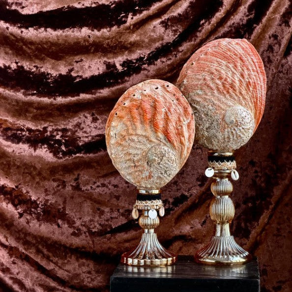 Decorative Marble-Effect Candle Set