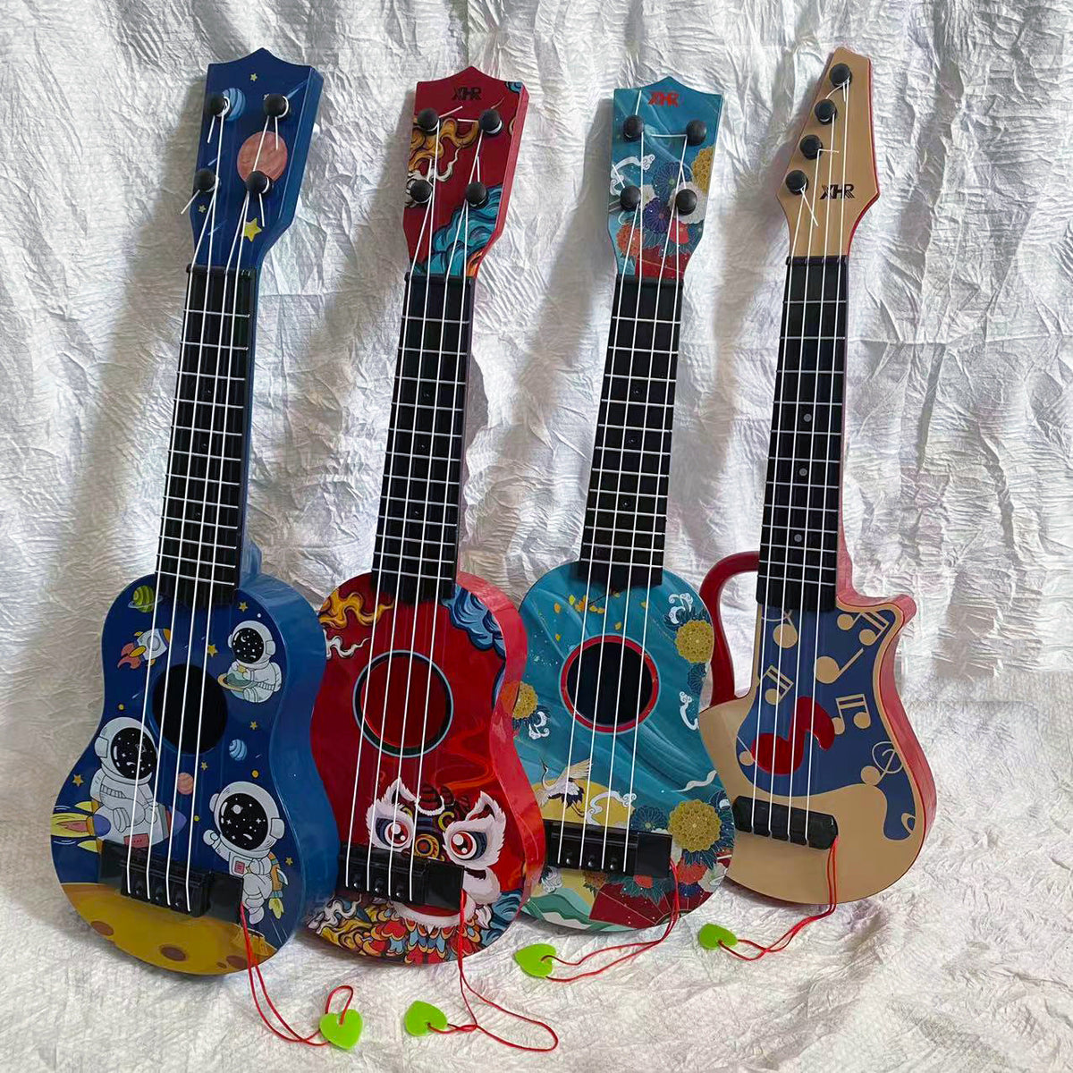 Decorative Space-Themed Ukulele