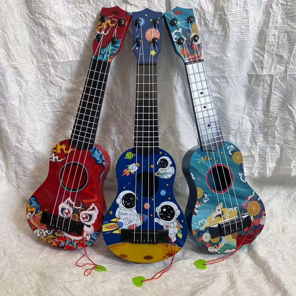 Decorative Space-Themed Ukulele