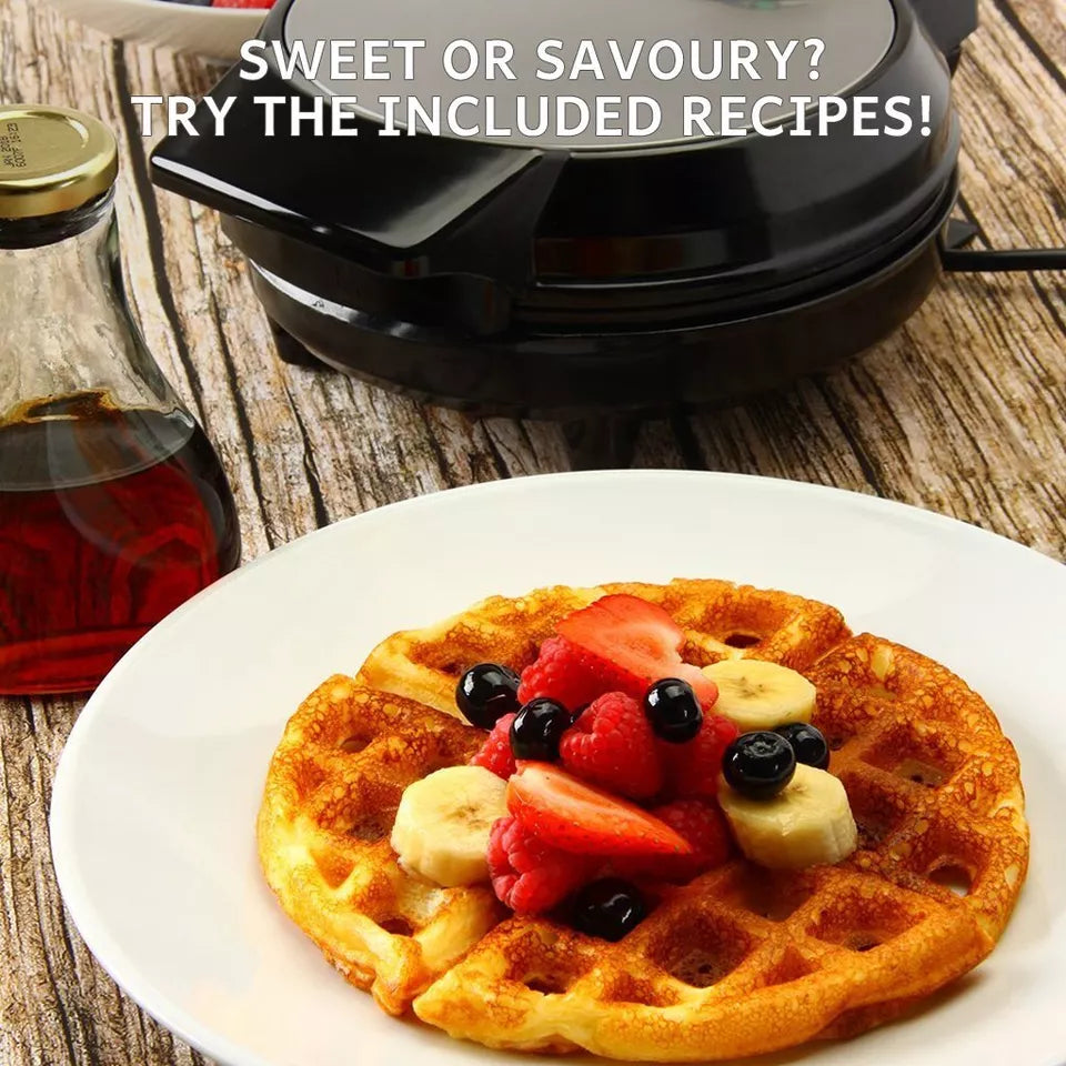 Deep-Fill Waffle Maker – Non-Stick, Adjustable Temperature & Compact Design for Homemade Belgian Waffles