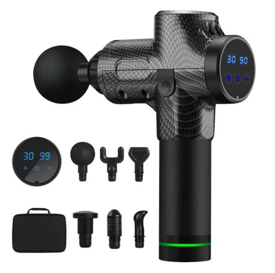 Deep Tissue Massage Gun with 6 Heads