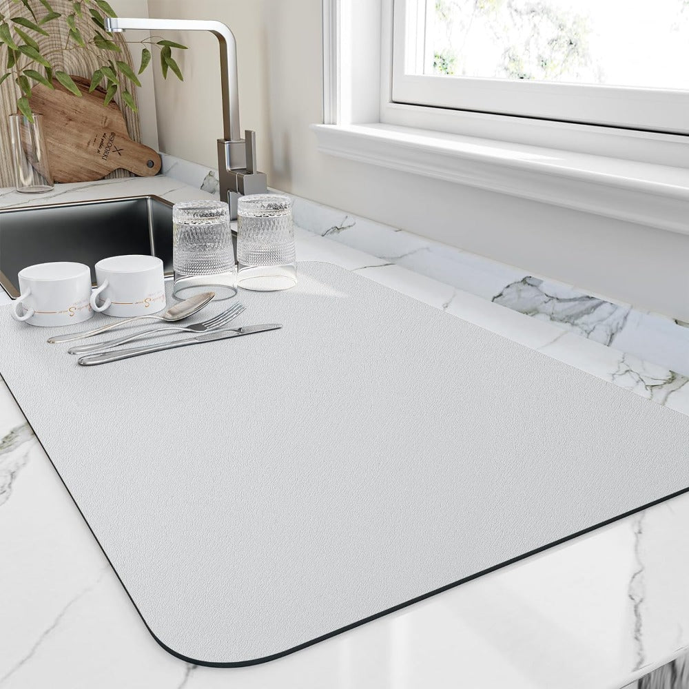 Diatomaceous Earth Kitchen Draining Mat – Quick-Drying & Hygienic