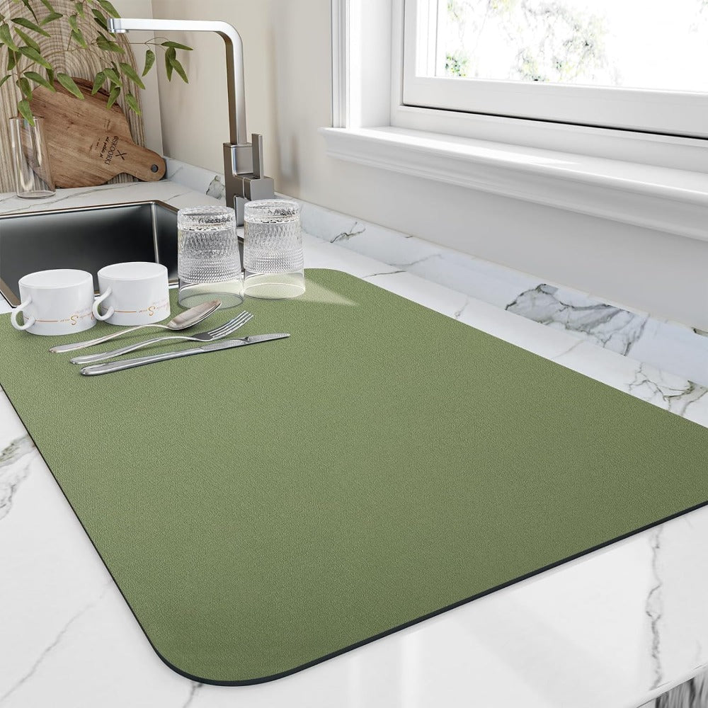 Diatomaceous Earth Kitchen Draining Mat – Quick-Drying & Hygienic