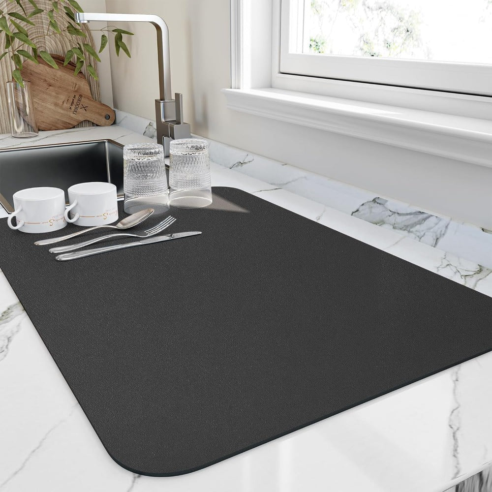 Diatomaceous Earth Kitchen Draining Mat – Quick-Drying & Hygienic
