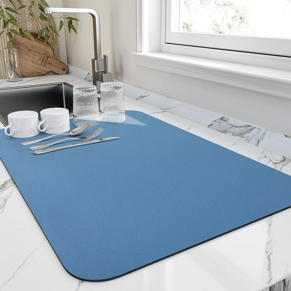Diatomaceous Earth Kitchen Draining Mat – Quick-Drying & Hygienic
