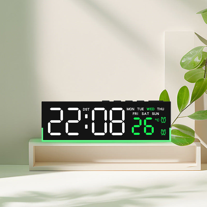 Digital Alarm Clock with Temperature Display