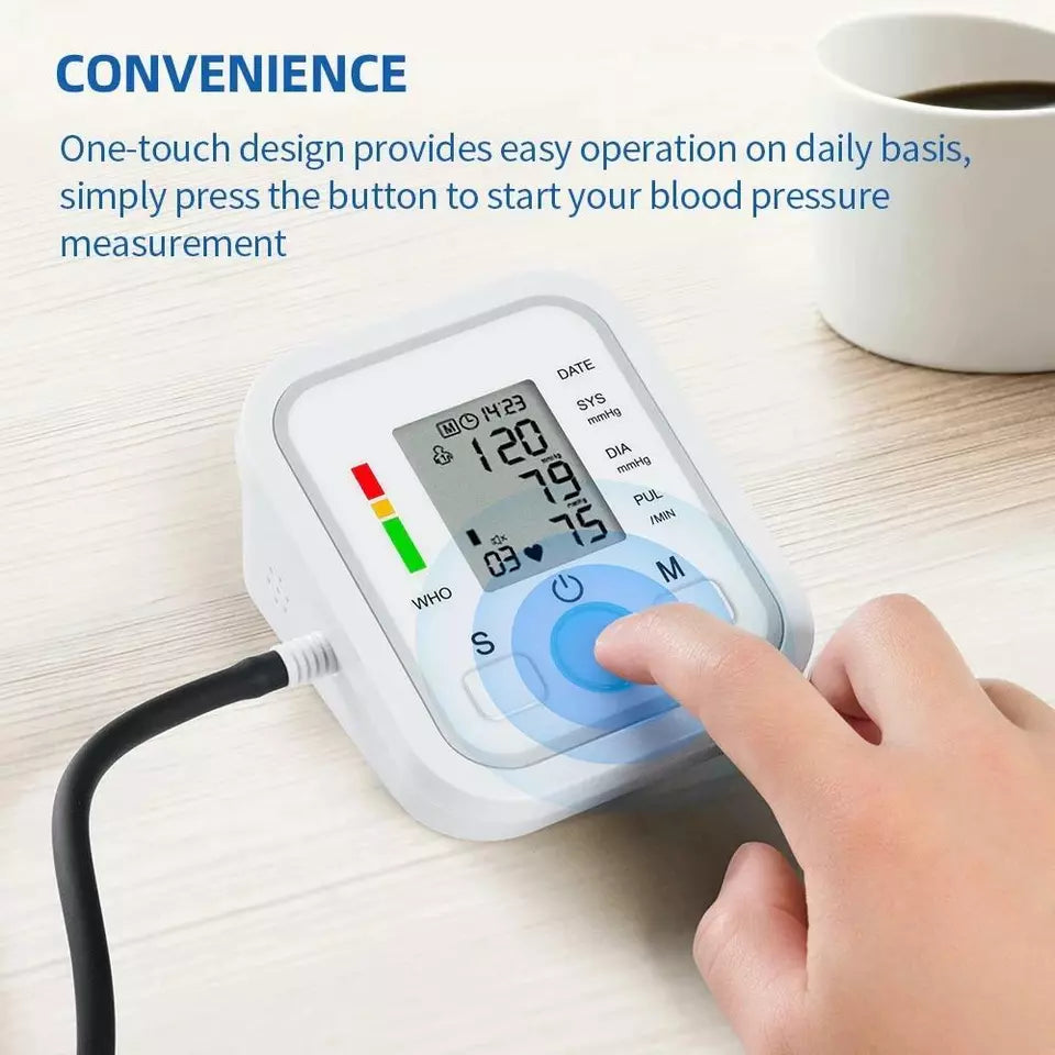 Digital blood pressure monitor – fully automatic with Intellisense technology and memory function