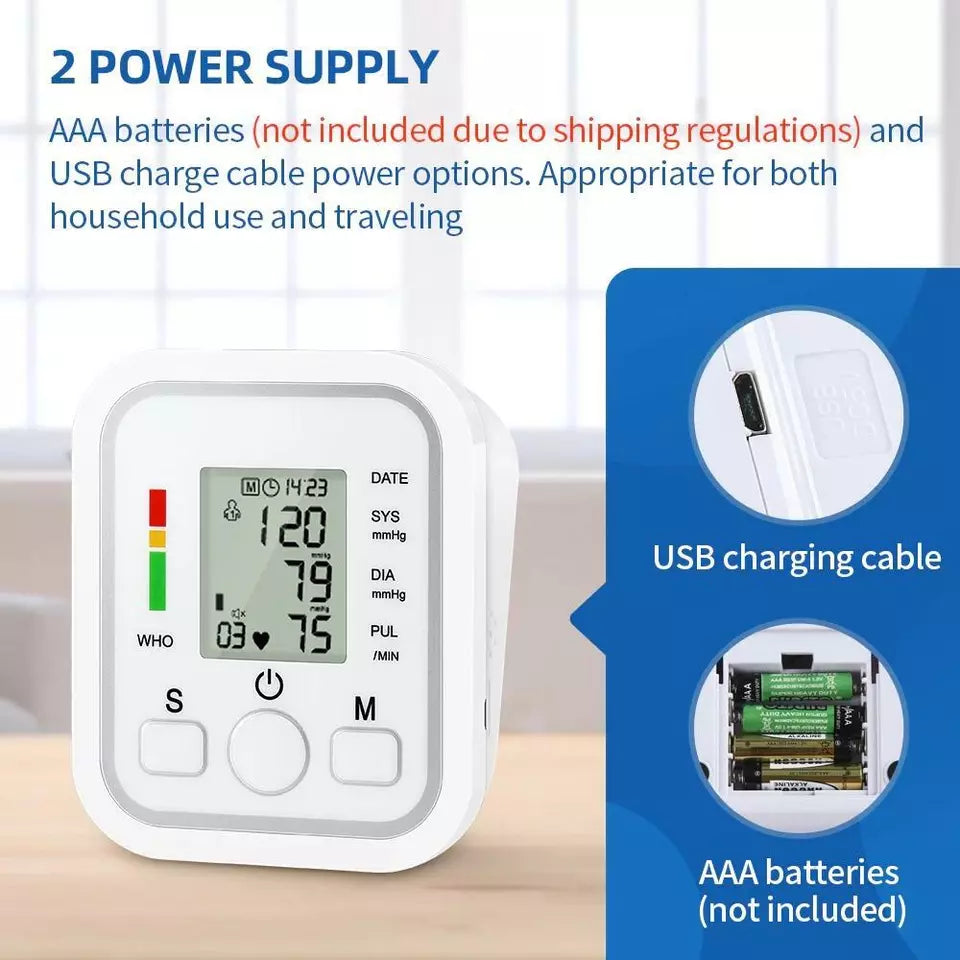 Digital blood pressure monitor – fully automatic with Intellisense technology and memory function