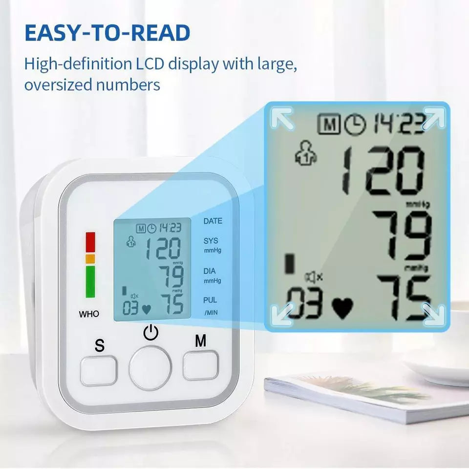 Digital blood pressure monitor – fully automatic with Intellisense technology and memory function