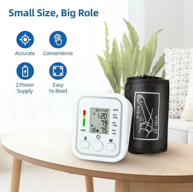 Digital blood pressure monitor – fully automatic with Intellisense technology and memory function