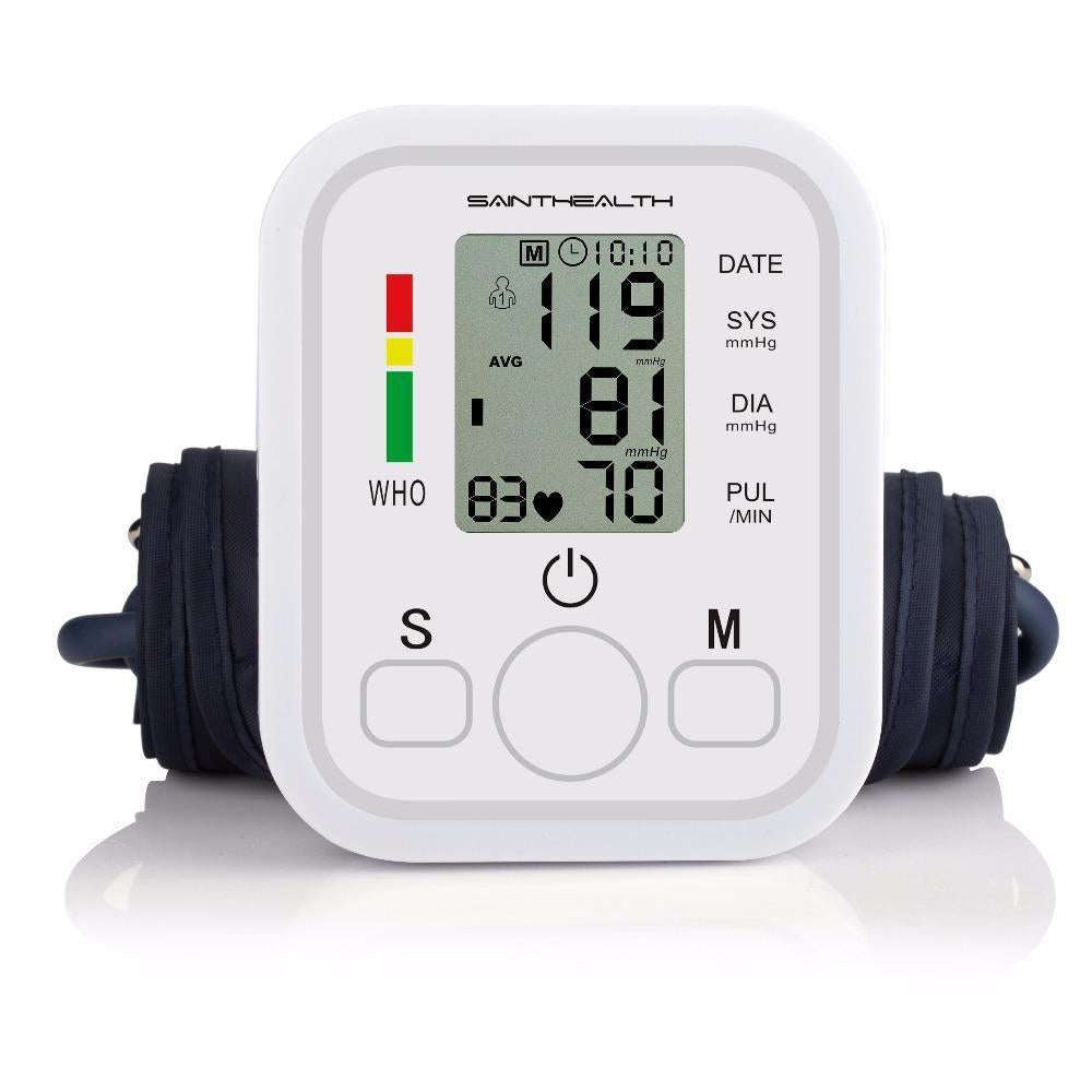 Digital Blood Pressure Monitor – Wrist-Worn with LCD Display