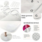 Digital Cube Pattern Bathroom Set