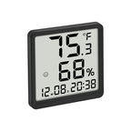 Digital thermohygrometer with accurate display