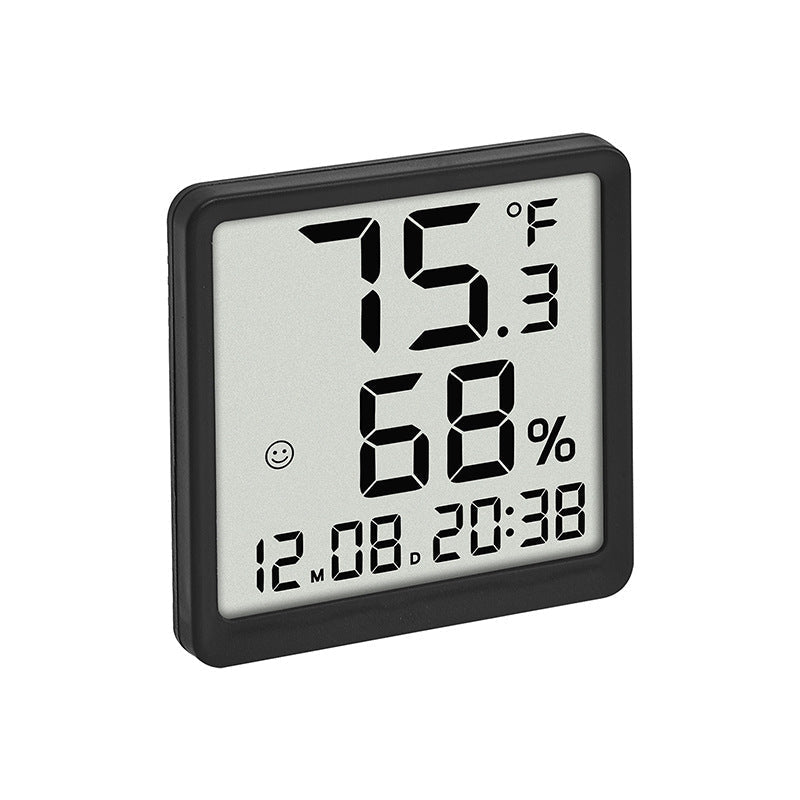 Digital thermohygrometer with accurate display