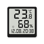 Digital thermohygrometer with accurate display
