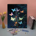 DIY Butterfly Paint by Numbers Kit