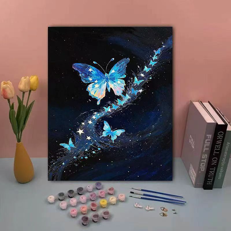 DIY Butterfly Paint by Numbers Kit