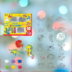 DIY Christmas Glass Educational Paint Set