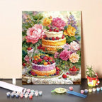 DIY Dessert-Themed Paint by Numbers Art Kit