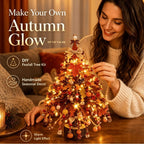 DIY Lighted Seasonal Tabletop Tree Kit