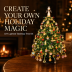 DIY Lighted Seasonal Tabletop Tree Kit