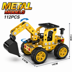 DIY Metal Construction Vehicle Model Kit – Screw & Nut Build Set
