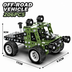 DIY Metal Construction Vehicle Model Kit – Screw & Nut Build Set