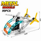 DIY Metal Construction Vehicle Model Kit – Screw & Nut Build Set