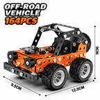 DIY Metal Construction Vehicle Model Kit – Screw & Nut Build Set