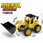 DIY Metal Construction Vehicle Model Kit – Screw & Nut Build Set