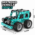 DIY Metal Construction Vehicle Model Kit – Screw & Nut Build Set