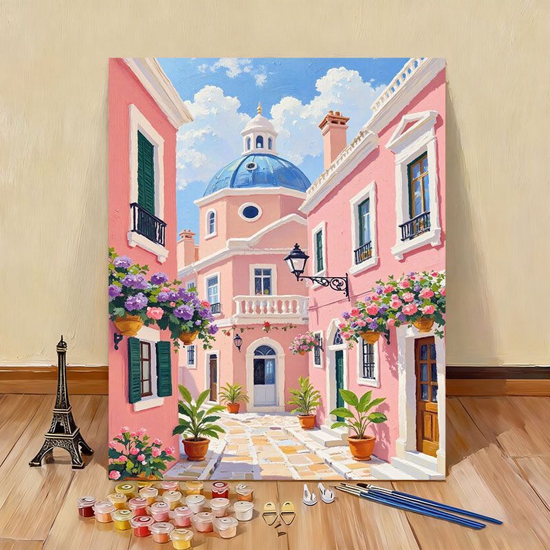 DIY Scenic Coastal Paint by Numbers Kit