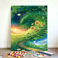 DIY Scenic Nature Paint by Numbers Art Kit
