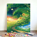 DIY Scenic Nature Paint by Numbers Art Kit