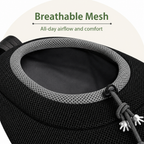 Dog carrier backpack with breathable mesh and ergonomic padding (removable base)