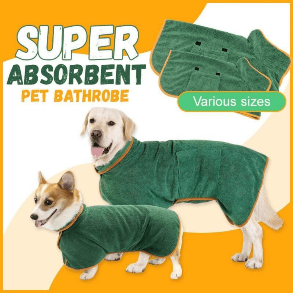 Dog Drying Coat for Comfort & Quick Drying