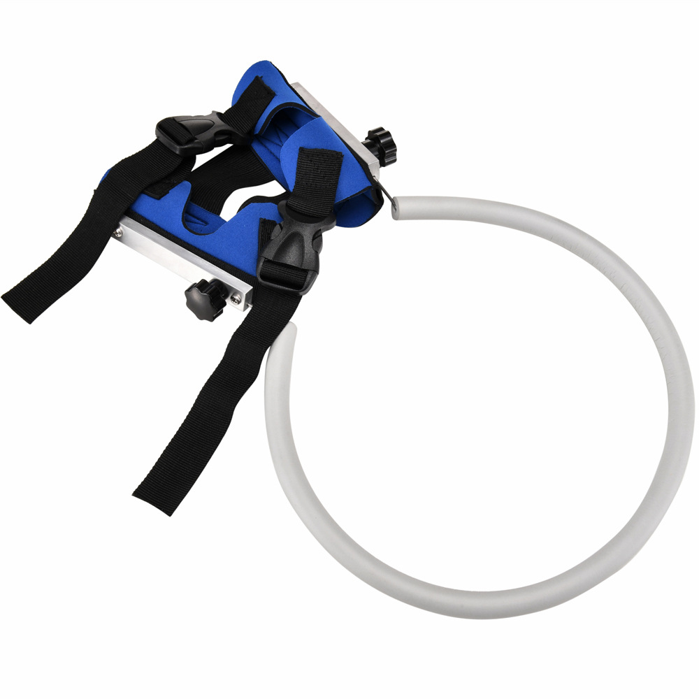 Dog harness with blind guide bumper ring