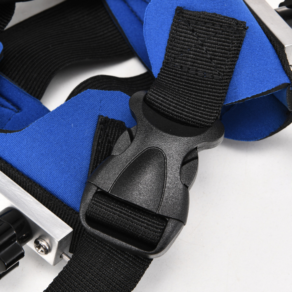Dog harness with blind guide bumper ring
