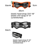 Dog Helmet with Goggles for Eye Protection
