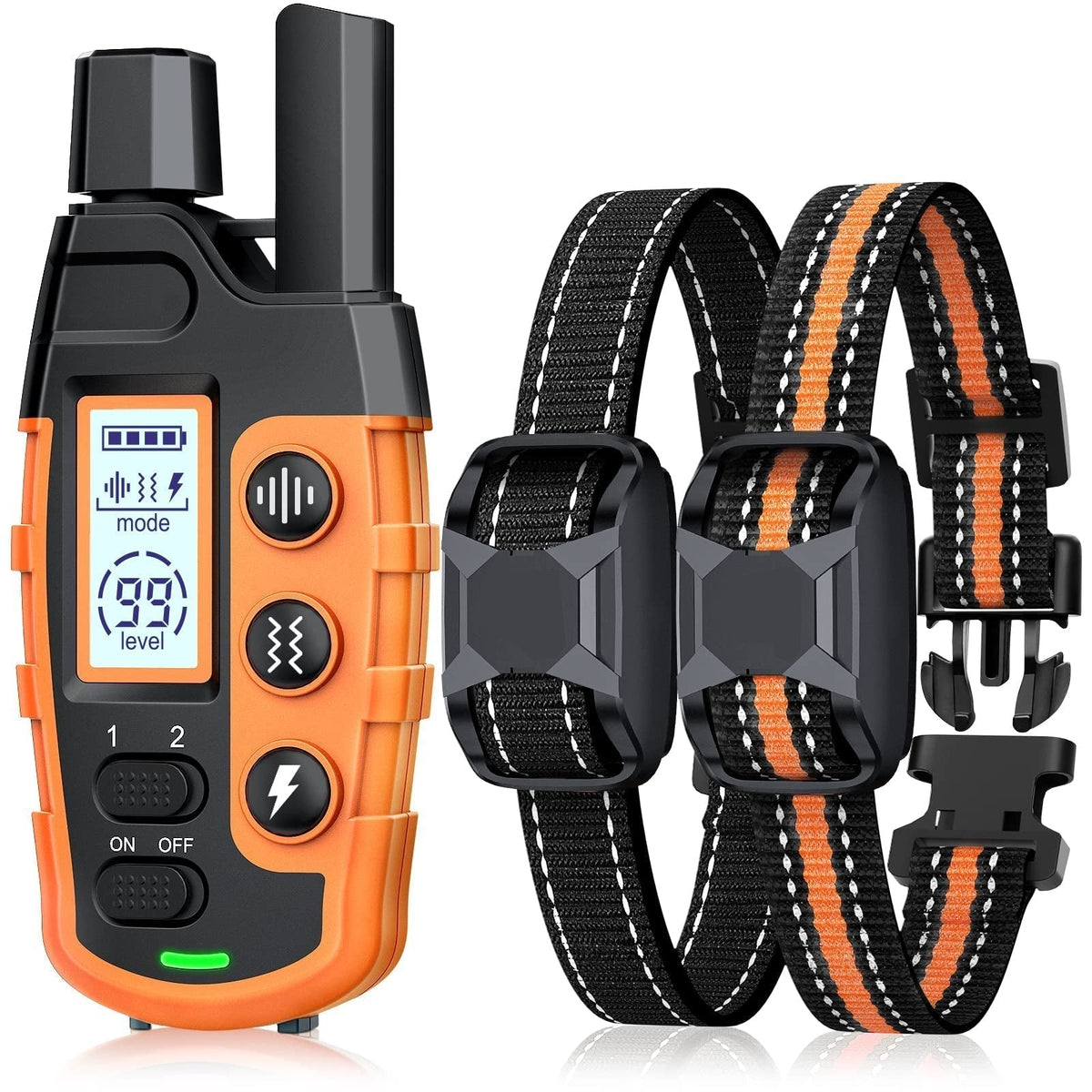 Dog Training E-Collar with Waterproof Long-Range Remote