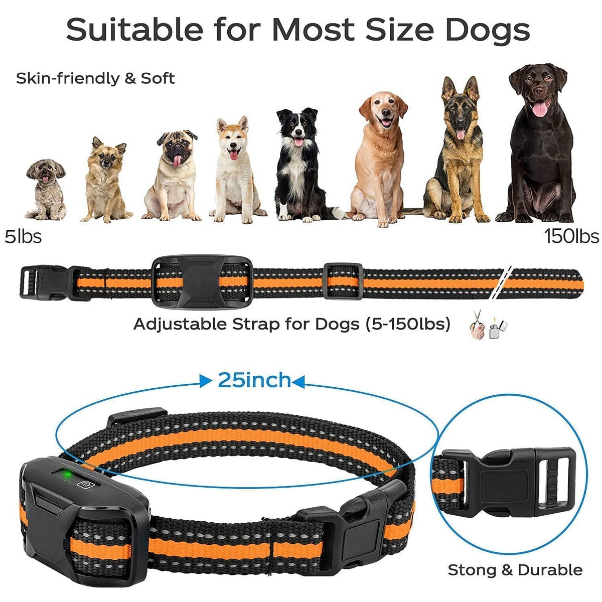 Dog Training E-Collar with Waterproof Long-Range Remote