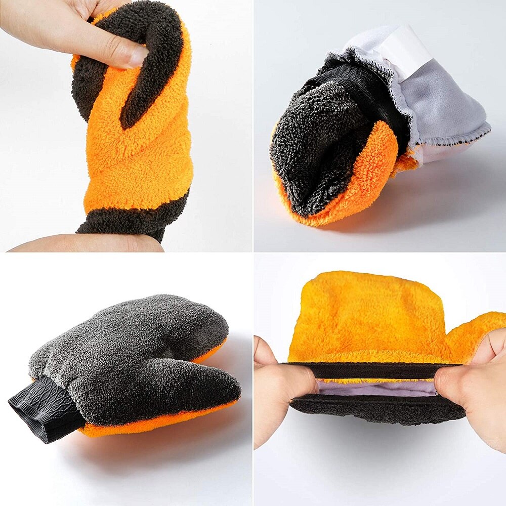 Double-Sided Car Detailing Cleaning Glove