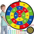 Double-Sided Kids' Dartboard – Large Safe Dartboard for Indoors & Outdoors