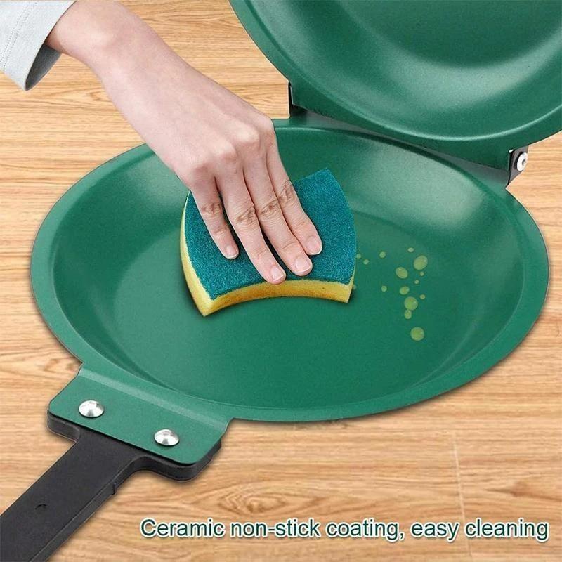 Double-sided non-stick frying pan